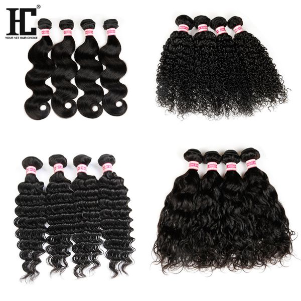 

brazilian/peruvian human hair extensions 100% unprocessed virgin remy hair 100g/bundles thick hair wholesales price hc products, Black