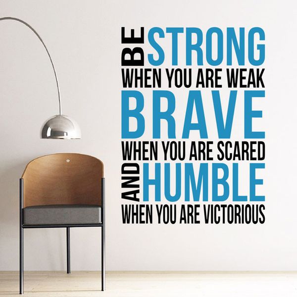 

be strong home decor love art quote vinyl decor removable wall stickers art home decals ing