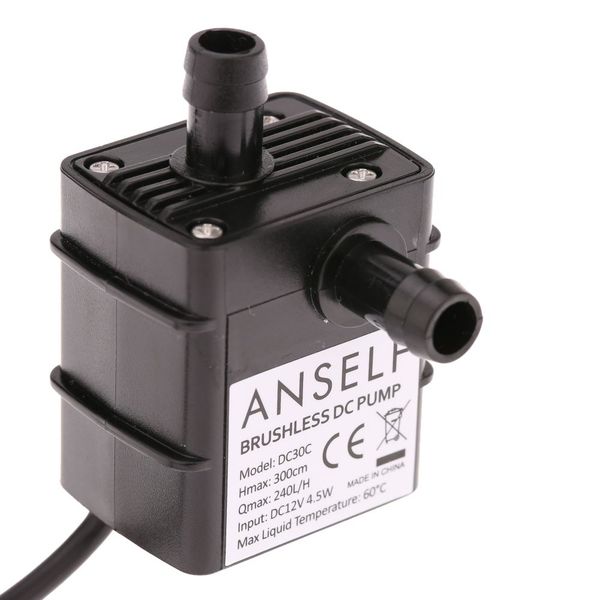 Acheter Ultra Silencieux Mini Pompe à Eau Huile Dc12v 45w Micro Brushless Pompe Dc étanche Fontaine Submersible Aquarium Circulant De 968 Du