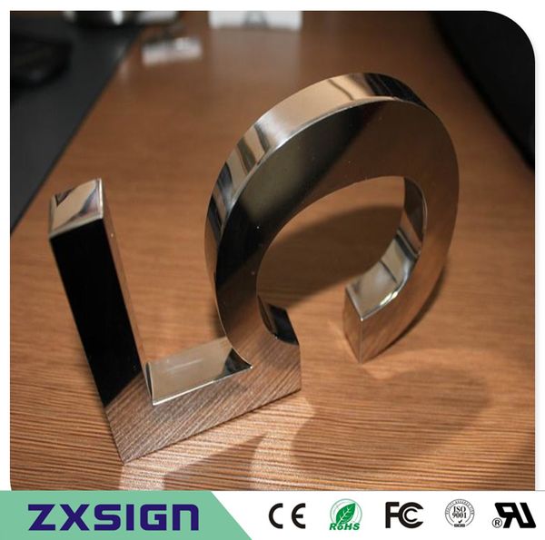 2019 15cm High Outdoor 304 Stainless Steel Sign 6 High Outdoor