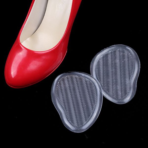 Großhandel Frau Silikon Gel Einlegesohlen High Heel Anti Rutsch Einlegesohle Vorfuß Pad Transparente Einlegesohle Kristall Schuhe Pad Sohle Von Einlegesohlen Sohlen Einlagen Pumps High Heels offene Schuhe