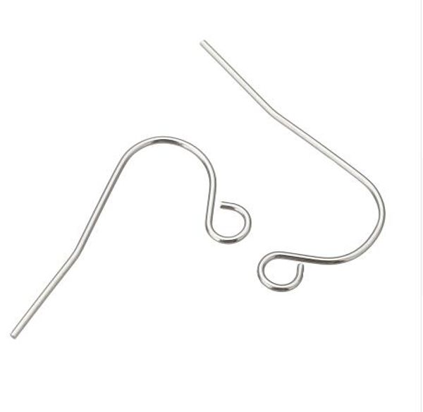 

Surgical Stainless Steel Plain Ear Wire Earrings Hooks Jewellery Findings Accessories 200pcs Set