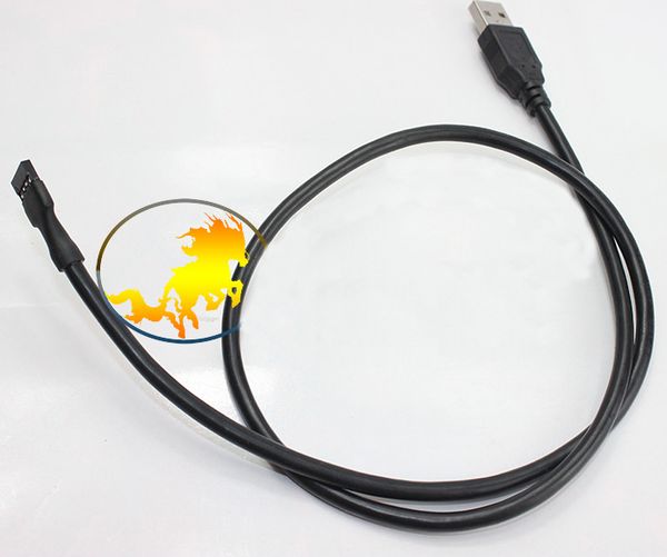 

pc deskcomputer case internal motherboard single row dupont 4pin female to usb 2.0 a male adapter cable 60cm