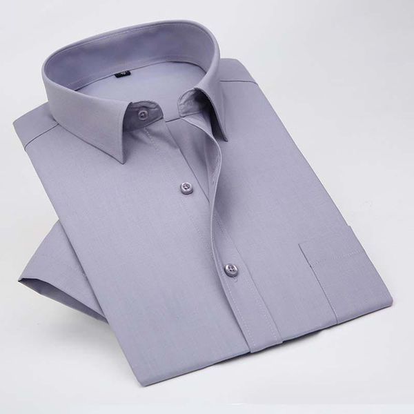 

wholesale- men shirt - men 's shirts professional men' s shirts business loose solid color high - grade shirt #1847386, White;black