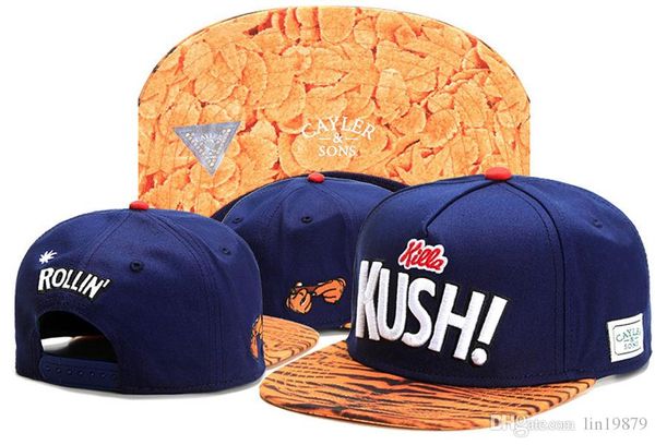 

Cayler Sons kush Tiger pattern Snapback шляпы хип-хоп мужчины женщины Cap мода бейсболки Gorras мальчиков Спорт Drop доставка