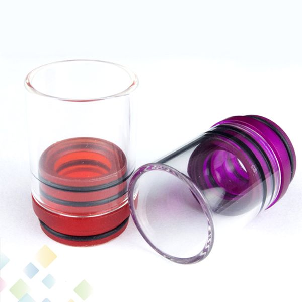 

High quality Wide Glass Drip tips 22.5mm Glass Big Chief Chuff Drip Tip Mouthpieces for 510 RDA Atomizer E Cigarette DHL Free