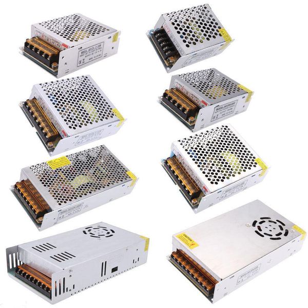 

LED Включение драйвера питания Трансформатор METAL водить 12V 5A 60W 120W 180W 480W вход 110V 220v с