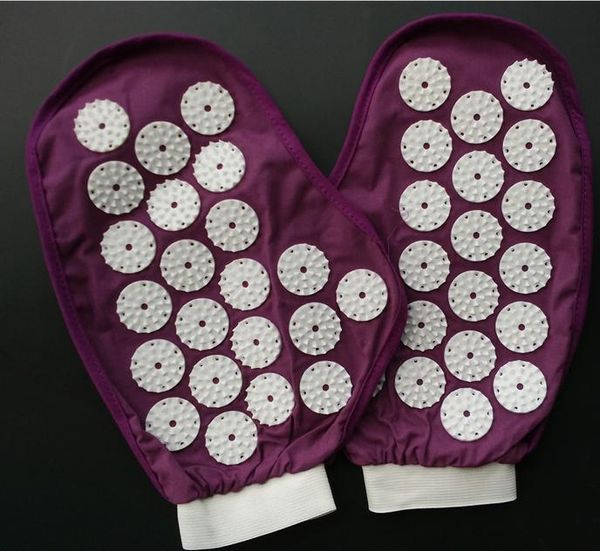 

acupuncture massage glove pain stress relief relaxation blood circulation