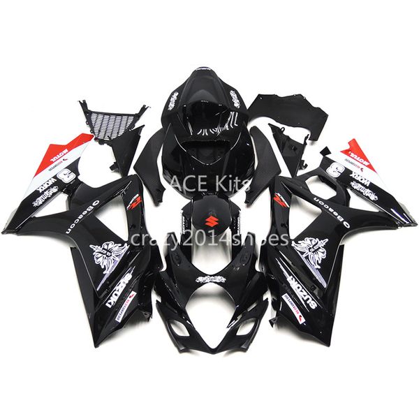 

5 gifts new abs motorcycle fairing kits 100% fit for suzuki gsxr1000 k7 2007-2008 gsxr 1000 k7 07-08 black article no.232