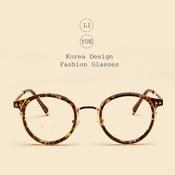 

wholesale- liyue myopia spectacles frame metal legs round eyewear frame women fashion transparents optical clear glasses frame men, Silver