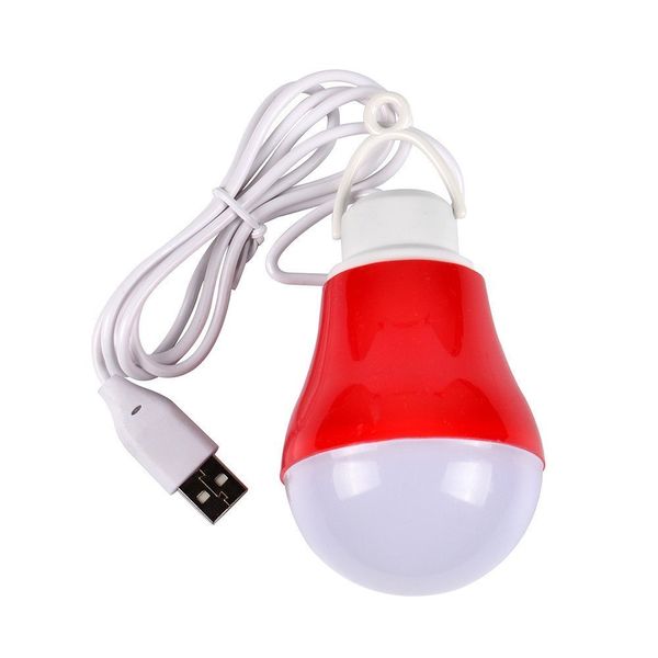 USB LED de economia de energia lâmpada acampamento de camping no mercado noturno de banca de barracão 5V Luz de emergência de carregamento de energia móvel de 5V