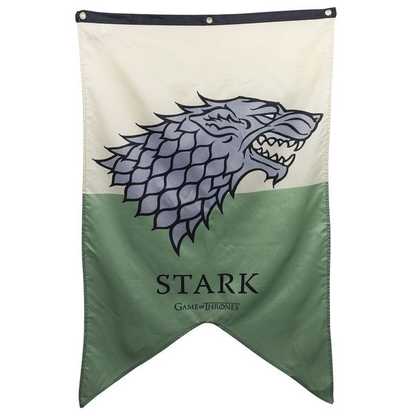 

House Stark Sigil Banner - Игра престолов Wolf House Открытый фестиваль вечеринка Баннер флаг Custom