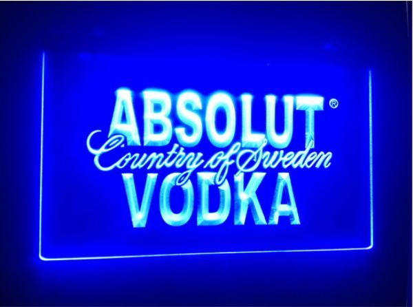 

B14 Водка Страна Швеция Пиво LED Neon Bar Знак домашнего декора ремесел