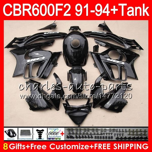 

Glo black 8 gift 23 color for honda cbr600f2 91 92 93 94 cbr600rr f 1hm38 cbr 600f2 600 f2 cbr600 f2 1991 1992 1993 1994 black fairing