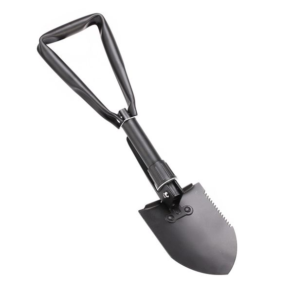 

multi-functional military folding shovel exploration survival spade emergency garden camping outdoor tool with bag wholesale
