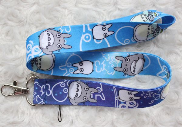 Sıcak satış toptan 20 adet karikatür Totoro cep telefonu kordon moda tuşları halat zarif boyun halat kart halat ücretsiz kargo 030