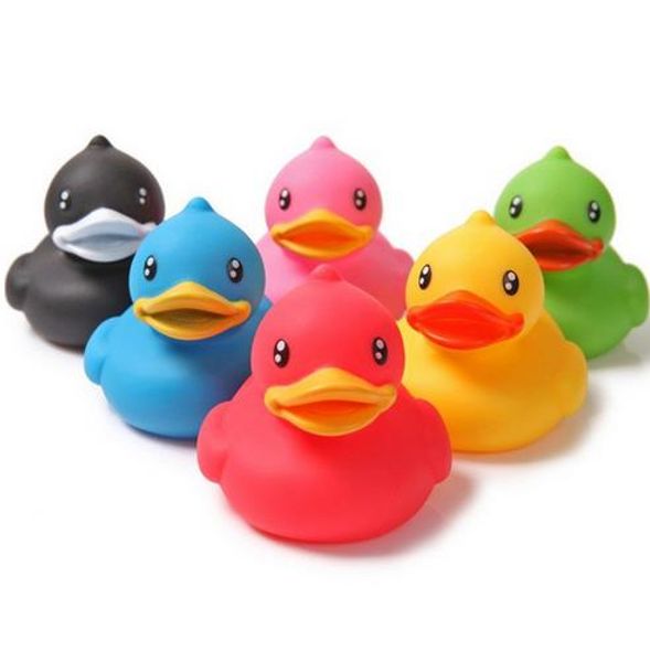 

bath duck sound floating rubber ducks squeeze-sounding dabbling toy rubber duck classic toys