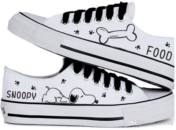 

2016 горячих летних женщин продажи случайных обуви snoopy негодяя кролика ручной росп