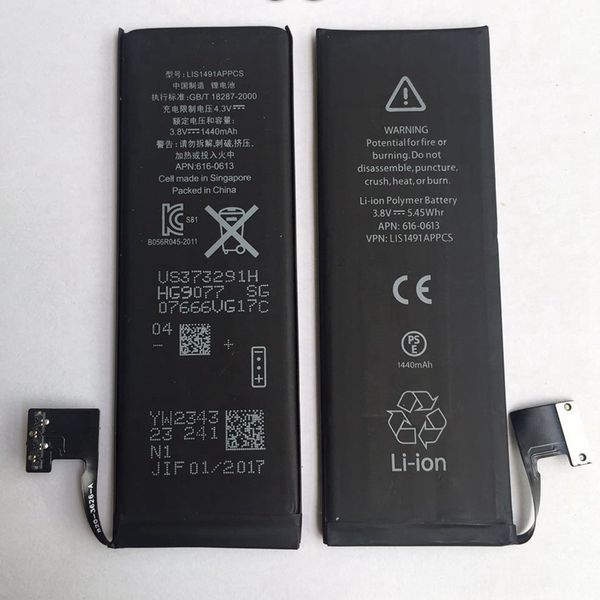

For apple iphone replacement battery for iphone 6 6 6plu 6 plu 1810mah 1715mah built in li ion battery for iphone 5g 5 6g 7 8plu