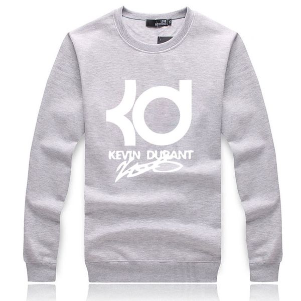 

Autumn winter Fashion KD basketbMen fleece Sweatshirts Hip Hop sportwear suit Men's hoodies ding