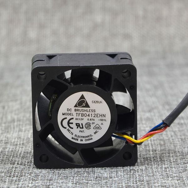 

original delta tfb0412ehn 12v 0.87a 4cm 4028 dual ball bearing cooling fan