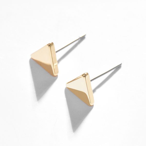 

europe & usa contracted triangle stud earrings foreign trade straight for ol temperament lady's jewelry earrings factory price