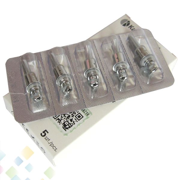 

Authentic Kanger New Dual Coil Upgraded Replacement Heads for Kanger Atomizers 0.8 1.0 1.2 1.5 1.8ohm DHL Free