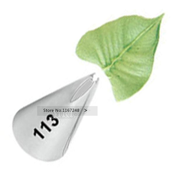 

wholesale- #113 leaves decorating tip pastry tips fondant cake decorating sugarcraft tool baking tools for cakes bakeware