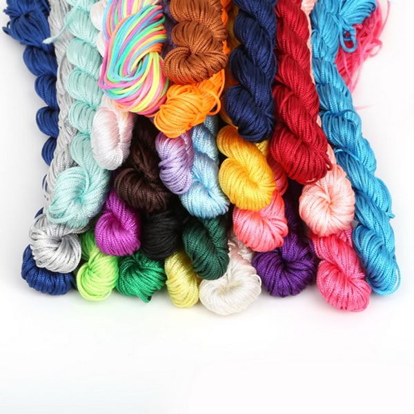 

Новое прибытие нейлон шарик ювелирных изделий шнур поток китайский узел Macrame Rattail