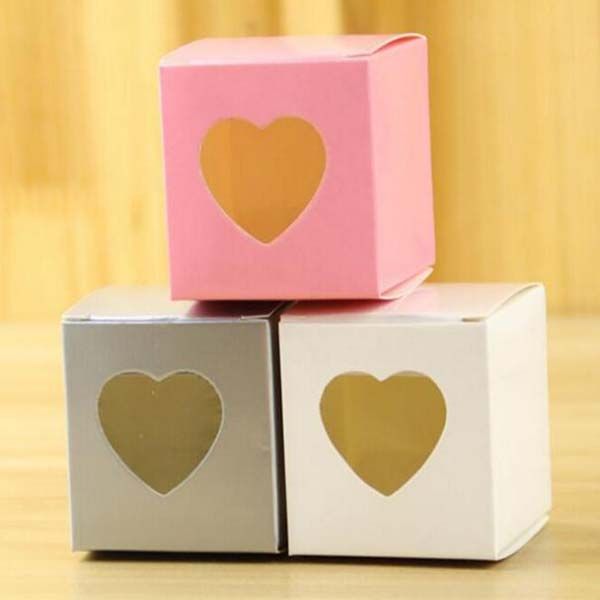 

2 " x2 " X2 " квадратный свадьба белый цвет конфеты коробки с сердцем окно подарок на День Рождения коробка шоколад конфеты коробка