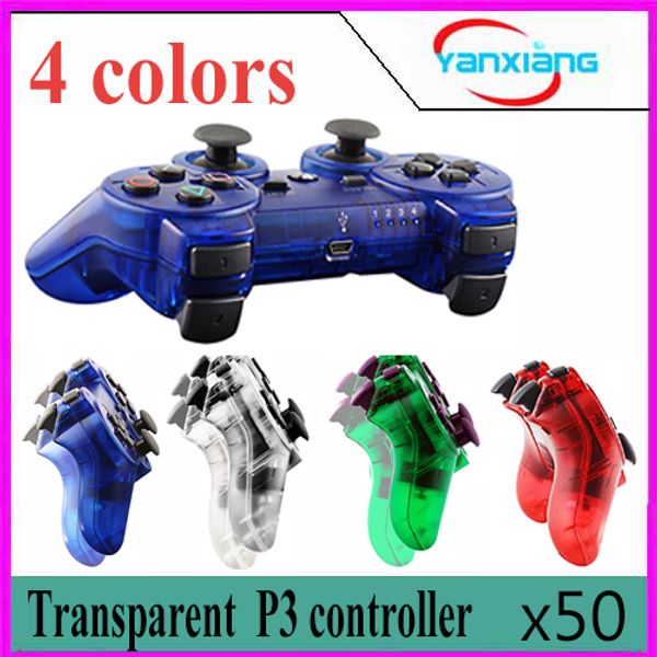 

50pc tran parent wirele bluetooth gamepad gaming for p 3 bx p 04