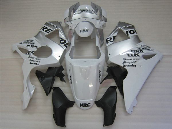 

motorcycle fairing kit for honda cbr900rr 2002 2003 white silver black fairings set cbr 954rr 02 23 ot21