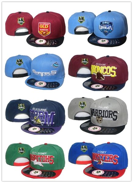 

2017 жарко! новый Nrl Cronulla Сазерленд акулы Snapback Hat NRL команды Snapbacks шляпы регулируемые