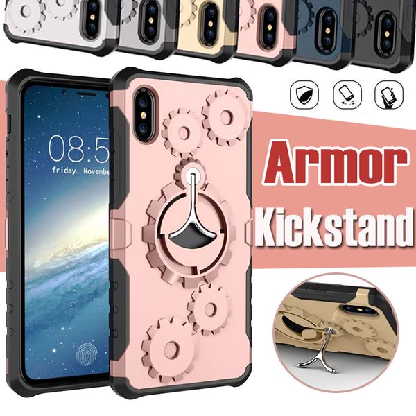 

Mechanical gear armor oft tpu pc hard with tand kick tand cover ca e for iphone x max xr x 8 7 6 6 plu am ung galaxy note 9 9 8 7