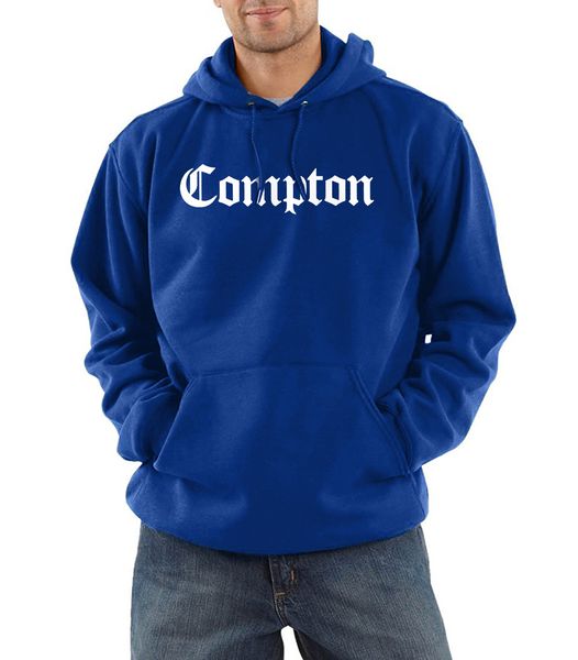 

wholesale- sweatshirt men fashion 2017 compton fleece hoodies hip-hop tracksuits autumn winter male fleece hooded harajuku top, Black