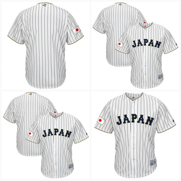 

Youth Japan 2017 World Baseball Classic Jersey White 100% Stiched Embroidery Logos Customized Cool Base Team Jerseys 100% Stiched Kids