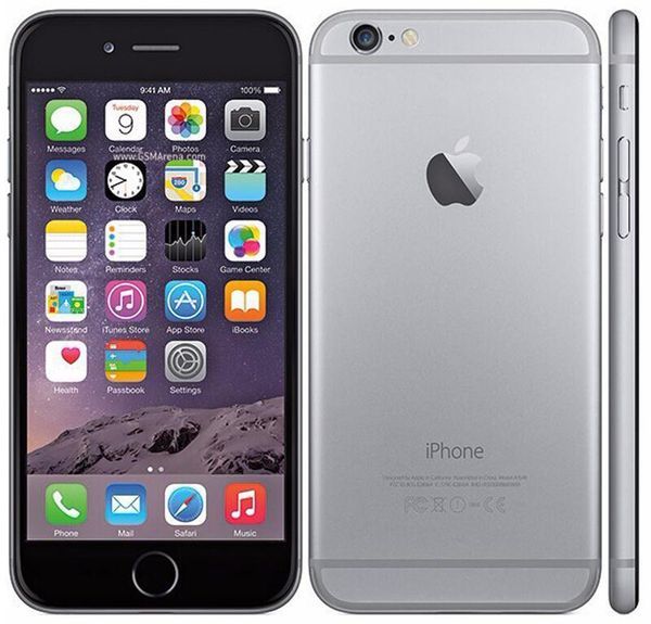 تجديد 100 ٪ الأصلي ابل اي فون 6 128GB / 64GB / 16GB 4.7 بوصة A8 IOS 8.0 الهاتف المحمول مقفلة