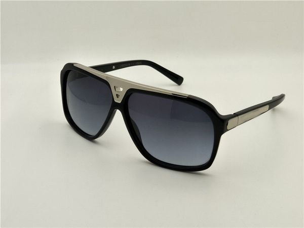 

evidence millionaire sunglasses black gold grey shaded lens mintage sunglasses with box, White;black