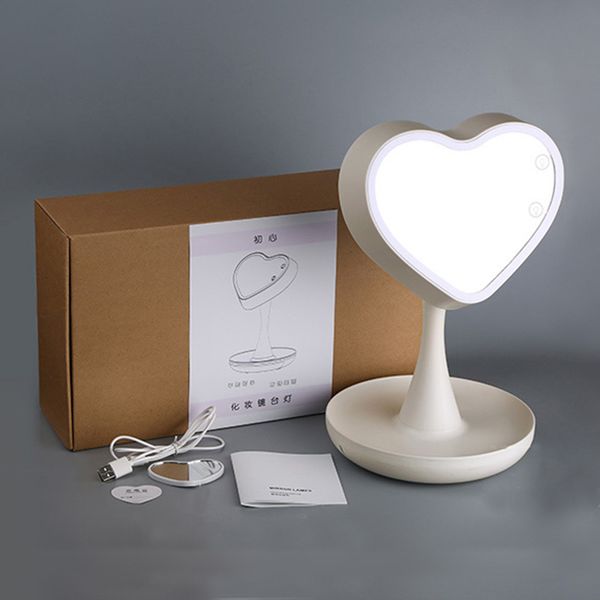 

makeup mirror rechargeable led light usb rechargeable 4w night lamp multifunctional mirror deskrechargeable led light