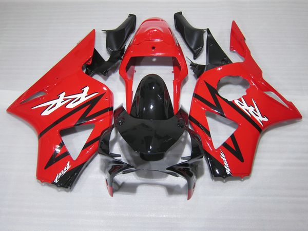 Kit carene in plastica ABS per Honda CBR900RR 2002 2003 set carenature nere rosse CBR 954RR 02 23 OT34