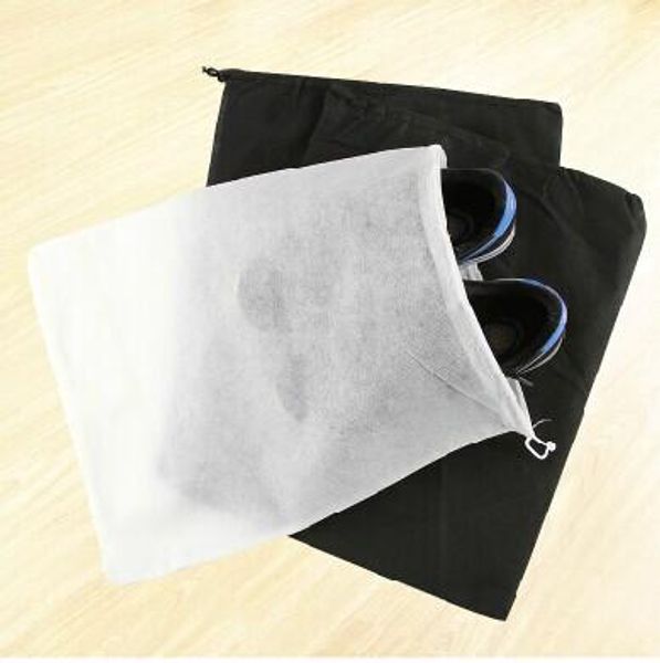 

300pcs big 29x36cm travel storage shoe dust-proof tote dust bag case black/white/green/blue/pink