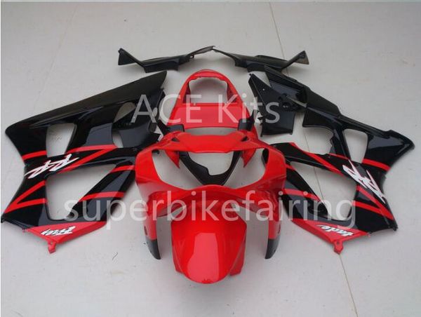 3 omaggi Kit carenatura moto per HONDA CBR900RR 00 01 CBR 900RR 929 2000 2001 Carene ABS set rosso nero AF2