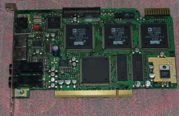

100% tested ok creamware luna ii /ac6010 pci ad/marian marc4 digi
