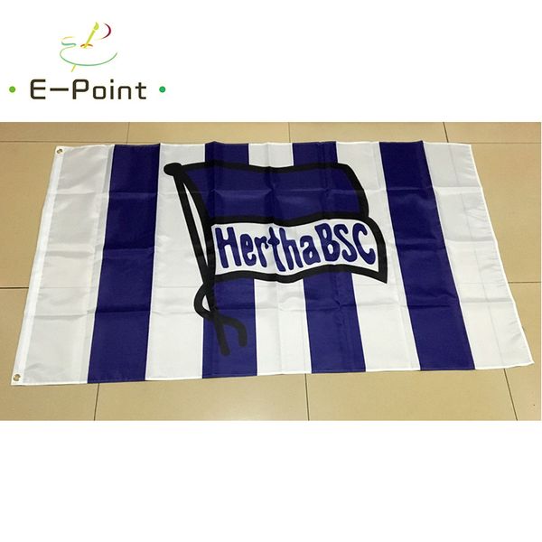 Пособия по немецкому языку Hertha BSC FC 3*5 футов (90 см * 150 см) флаг из полиэстера украшение баннера летающий домашний садовый флаг праздничные подарки