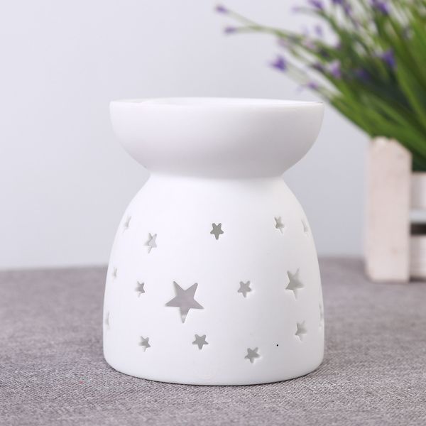 

Incen e burner delicate ceramic fragrance lamp fa hion hollowed out aroma tove candle oil furnace home decor 4wn f rkk