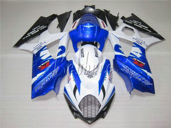 

bodywork fairings for suzuki gsxr1000 2007 2008 white blue motorcycle fairing kit gsxr 1000 07 08 oy64