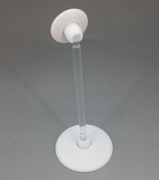 

rotatable plastic display wave sign card holder price tag pop clip by rod length 10cm in white 20pcs