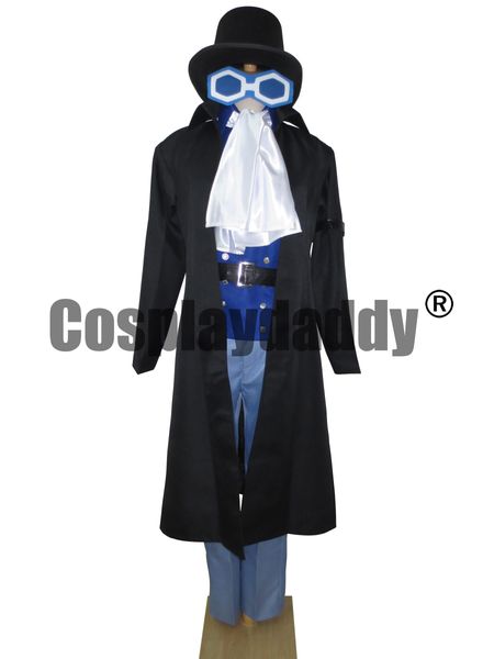 One Piece Sabo Fato Uniforme Conjunto Completo Traje Cosplay