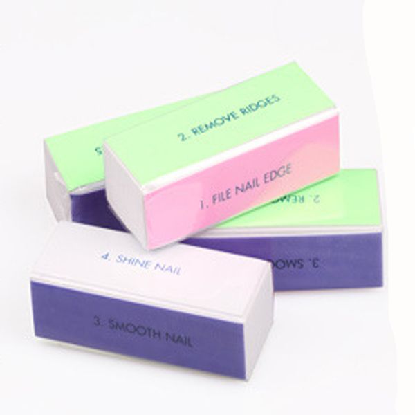 

10pcs nail art buffer file block pedicure nail file for manicure buffing sanding polish makeup tools buffer block lot tools