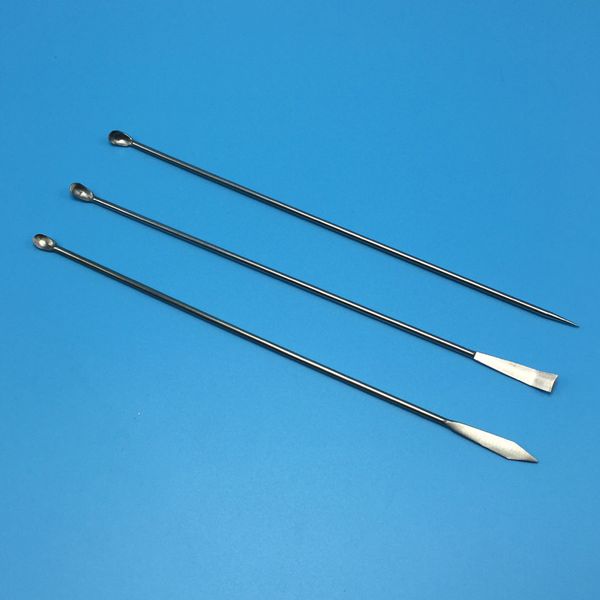 

laboratory lab spoon spatula microspatulas stainless steel 3pcs/set